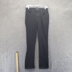 Levis Jeans Womens Size 30 Black Classic Mid Rise Skinny Cotton Blend Stretchy